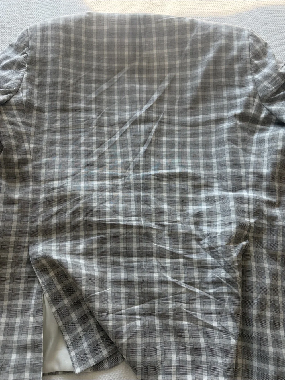 Tommy Hilfiger Light Gray Plaid Sport Coat